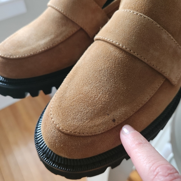 Aerosoles Suede Leather Loafers - Picture 3 of 4